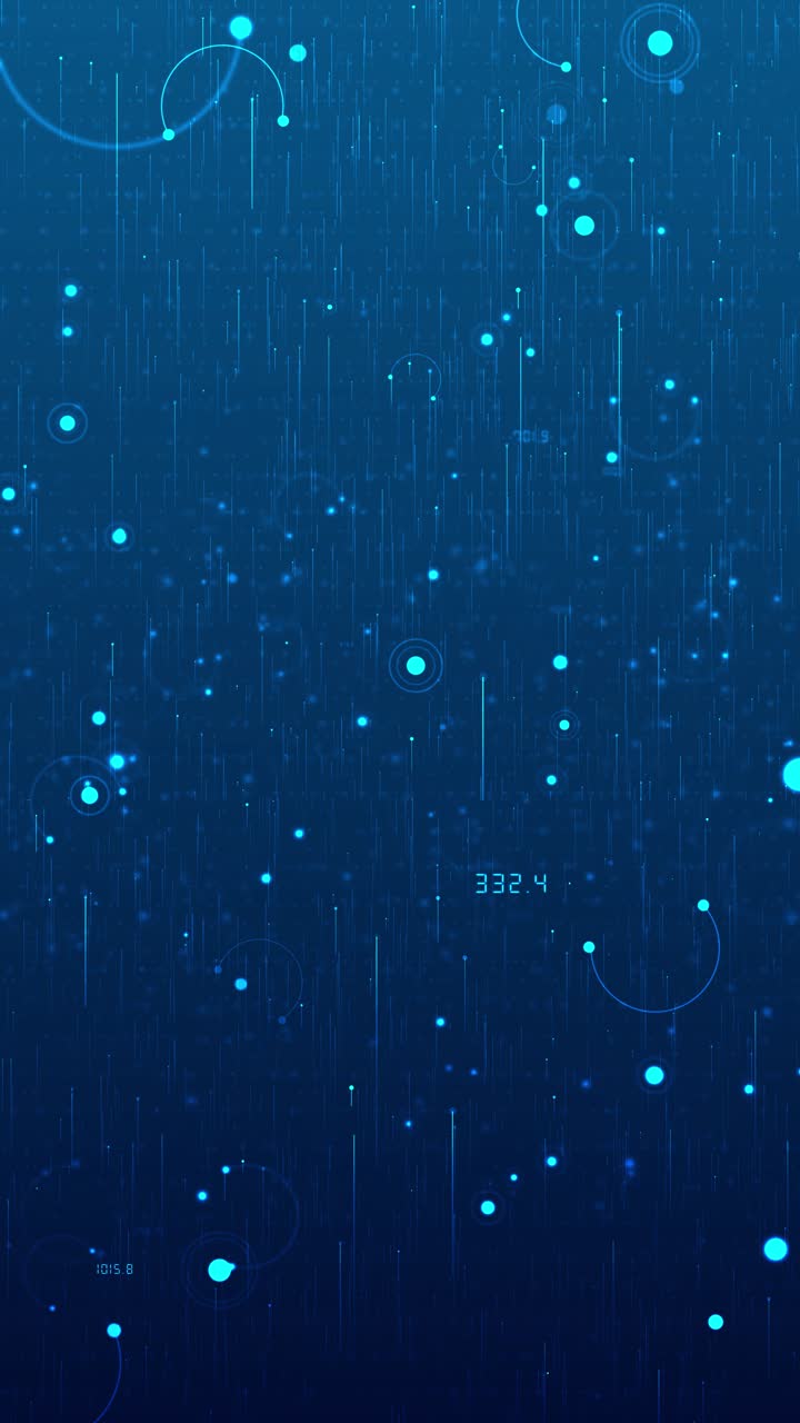 Futuristic metaverse hitech user interface floating digital data telemetry encrypt numbers display