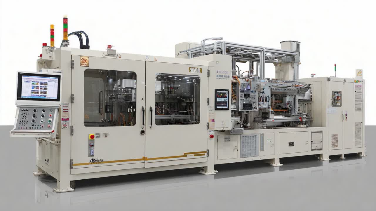 Advanced Industrial Automation Equipment Showcasing Cutting-Edge Technology for Efficient Production and Processing in Manufacturing Environments