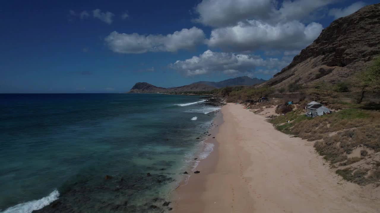 Campo Oahu Hawaii Vista sull'Oceano