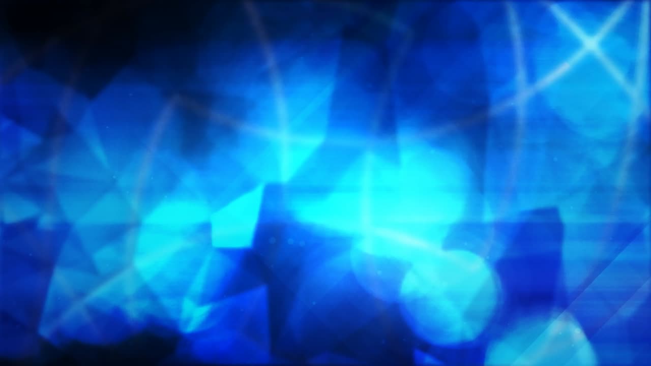 간단한 파란색 보케와 반투명한 기하학 - 4k 원활한 루프 모션 배경 애니메이션