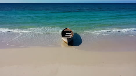 boat on a serene beach