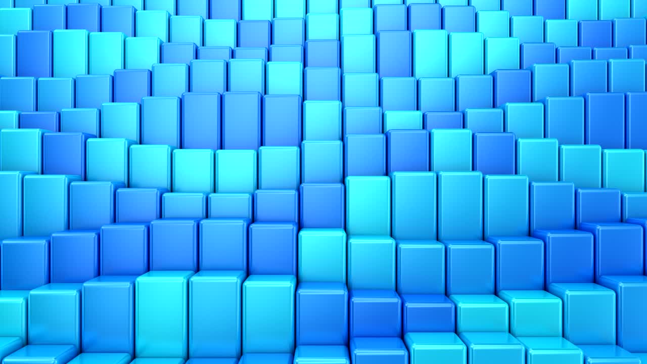 las cajas forman una onda