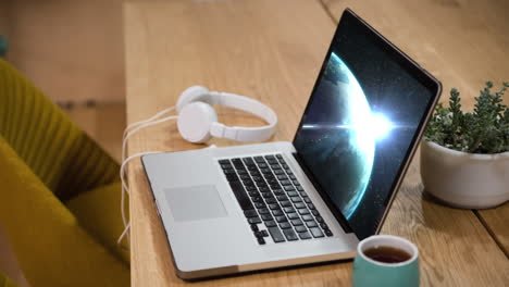 animation of globe spinning on a computer screen