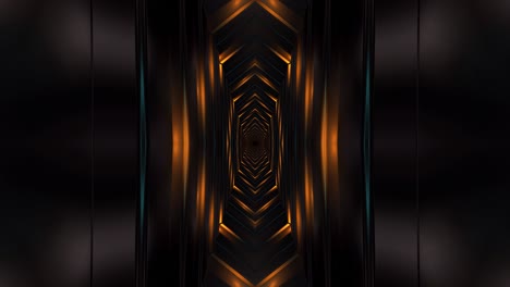 túnel de resplandor abstracto
