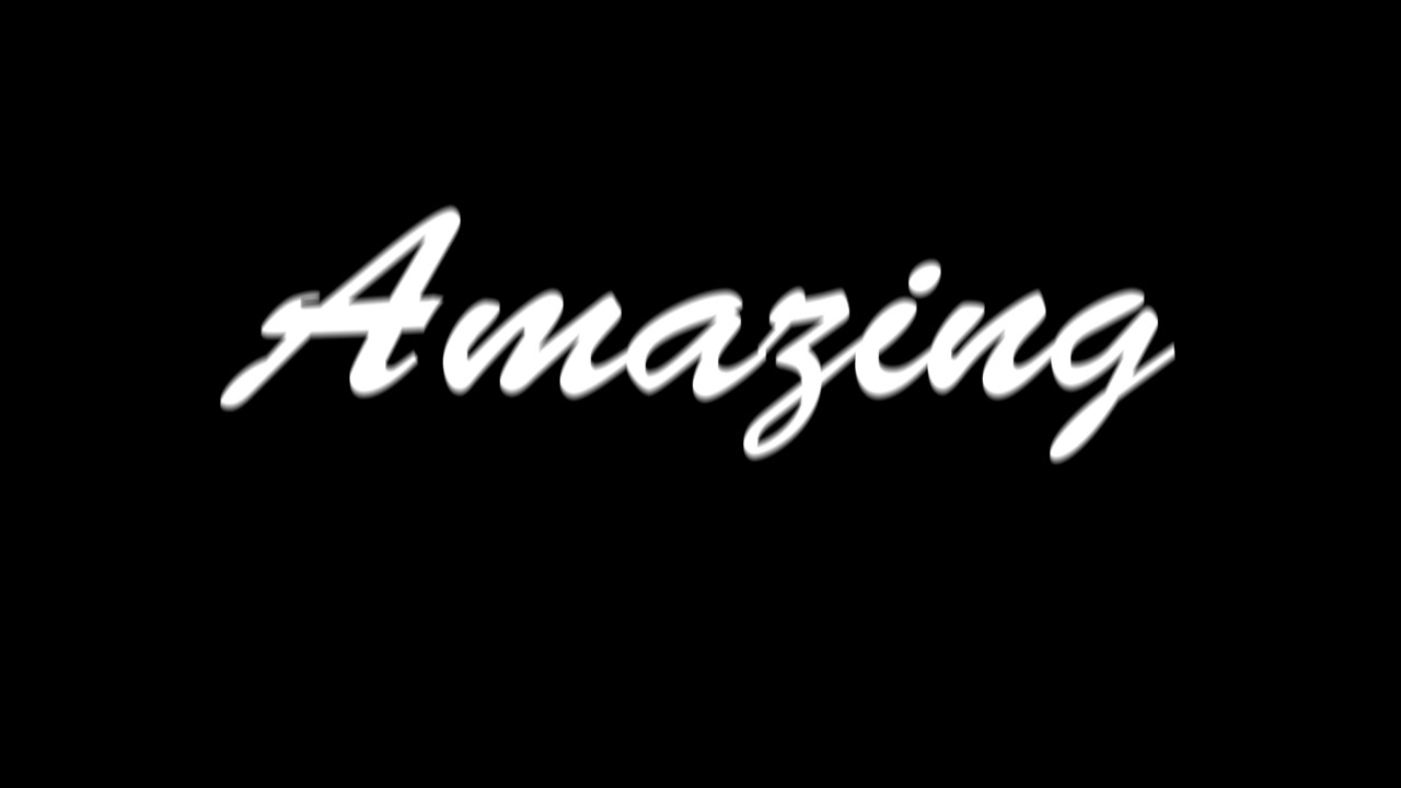 Amazing text animation message motion graphics