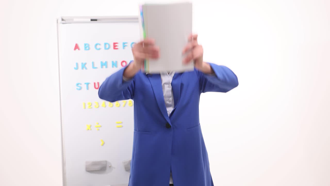 Angry Teacher in Classroom