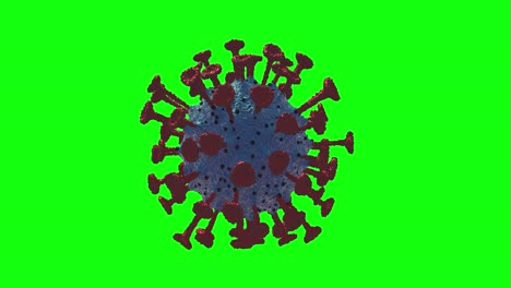 3d-covid--virus-green-screen