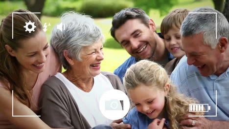 Taking-photos-of-family-on-a-digital-camera