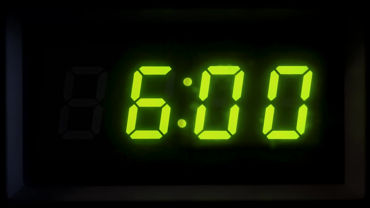 A Digital Clock Timelapse