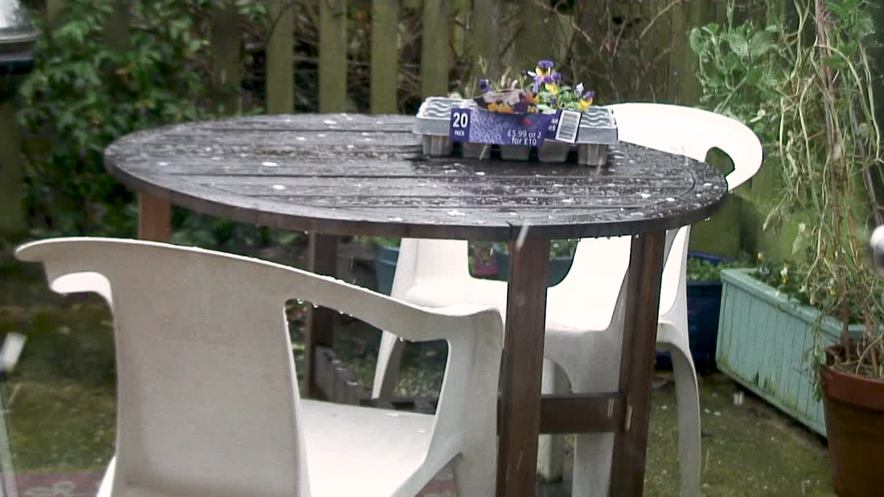 영국 러틀랜드 카운티 최초의 폭설