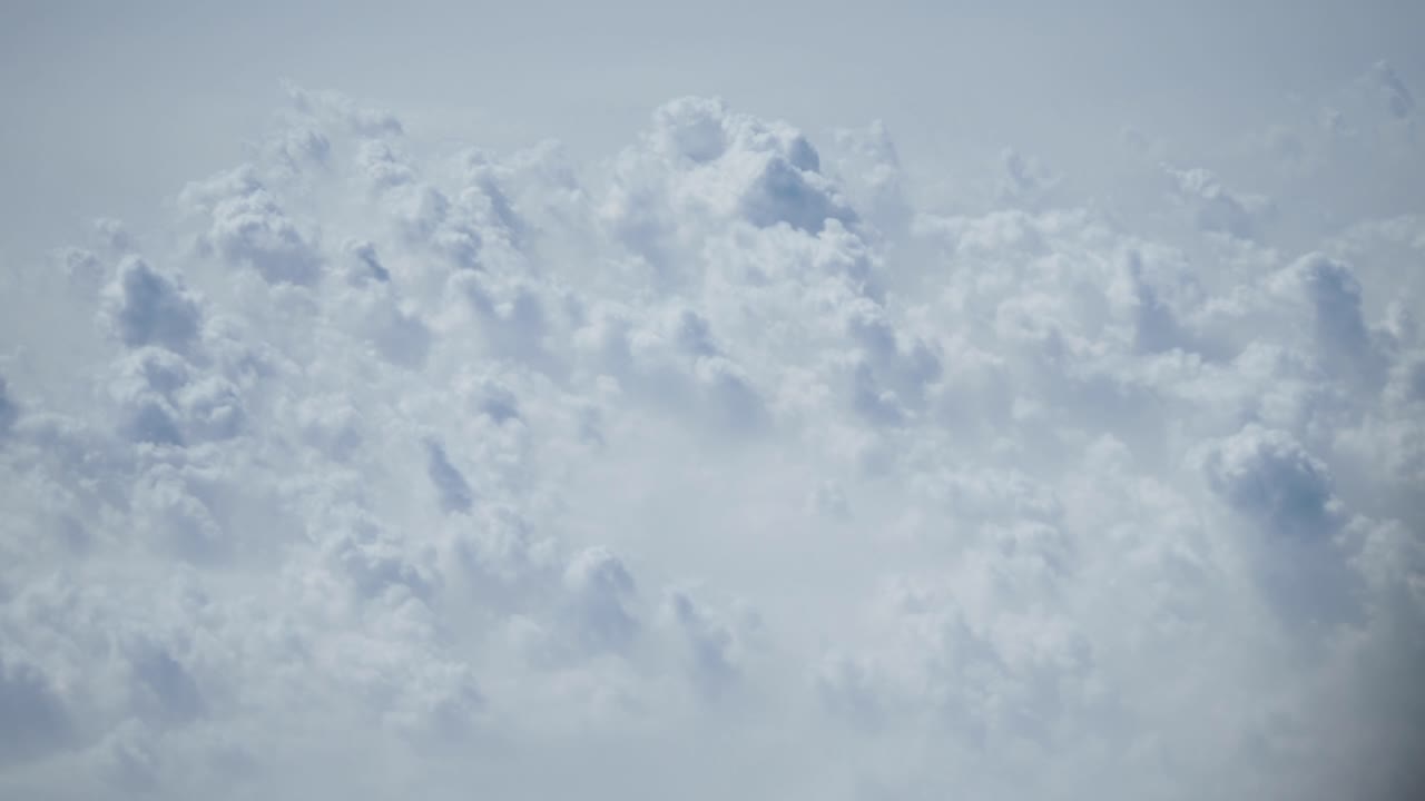 Fluffy Cloudscape from Above