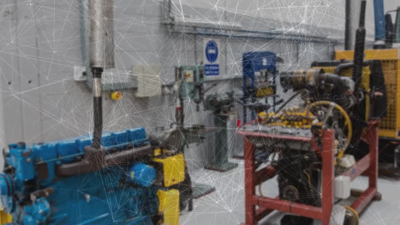 animação da rede de ligações através do armazém