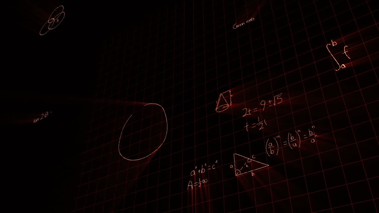 Fórmulas matemáticas en pizarra