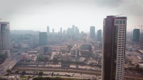 tel aviv cityscape from above