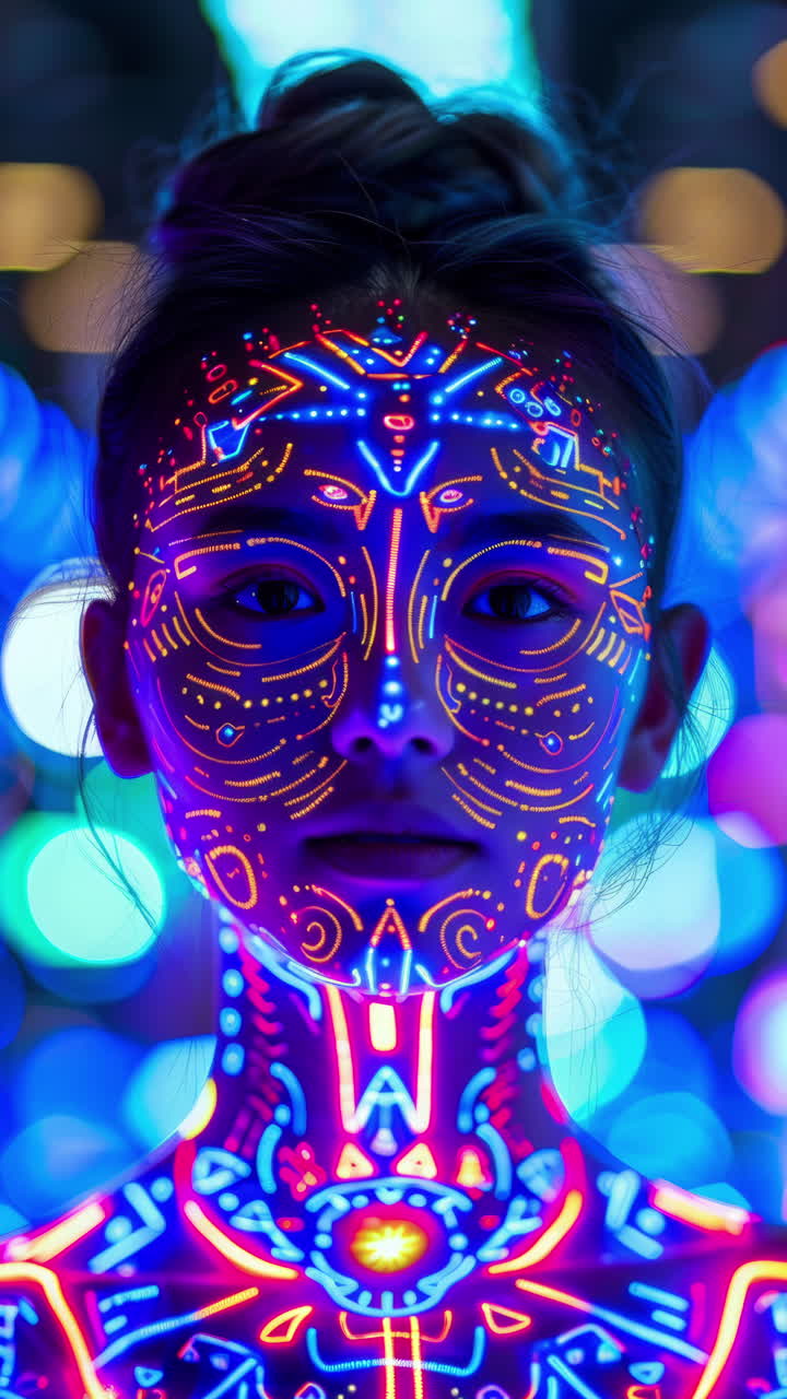 beautiful cosmic fashion models made with AI