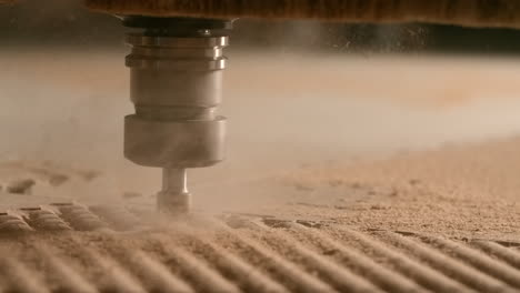 cnc router working on wood