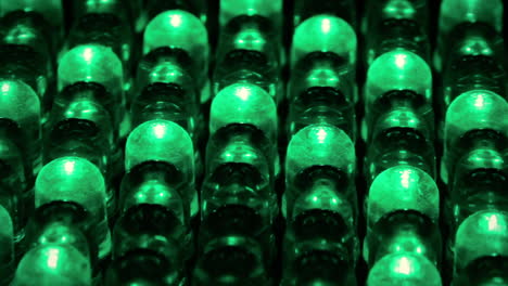 Macro-shot:-arrays-of-LED-lights,-changing-their-color-following-a-regular-pattern