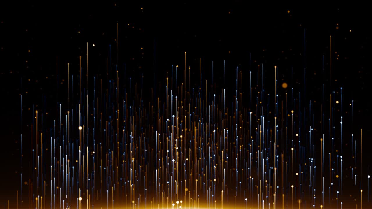 Particles dust abstract light bokeh motion titles cinematic background loop