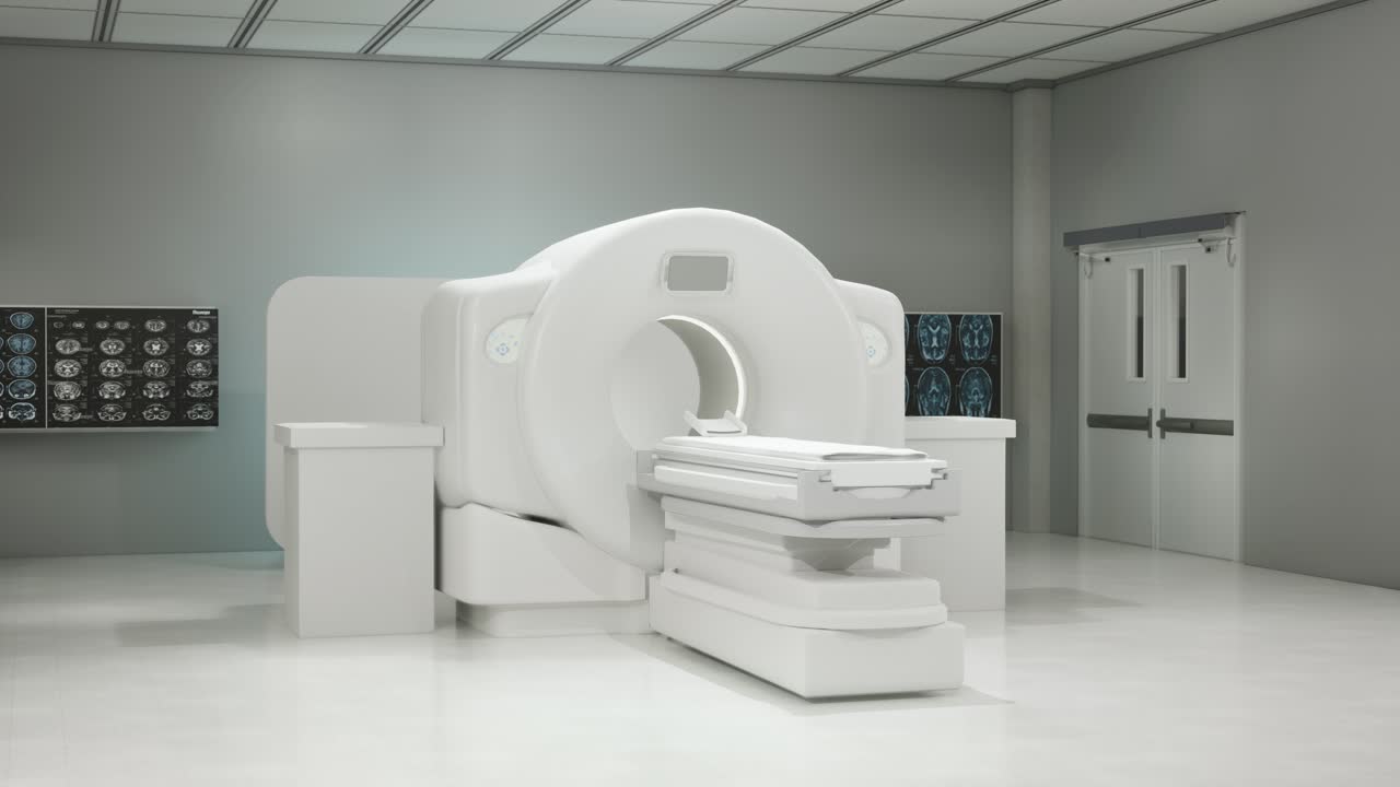 внутреннее отделение рентгенографии с мрт-сканером в больнице