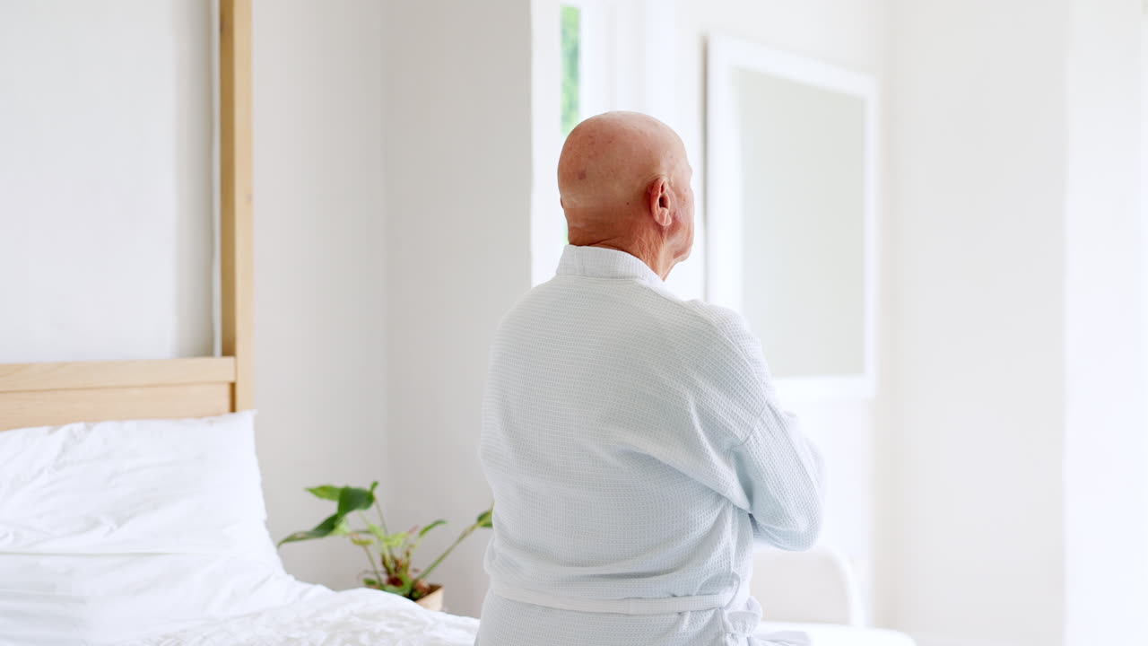 생각, 침대와 노인 은퇴에 돌아