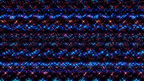line wave motion, colorful, on a black background