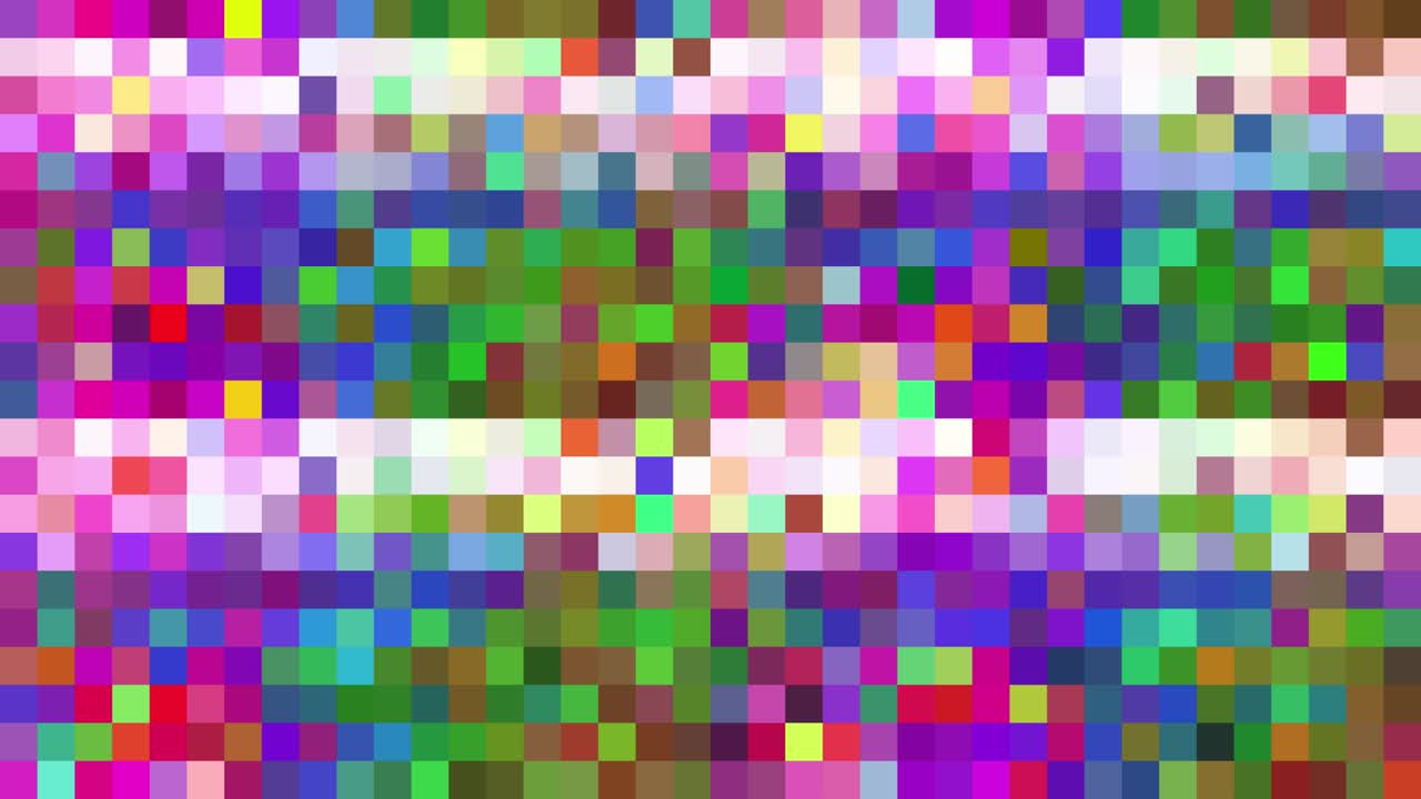 píxeles de colores aleatorios