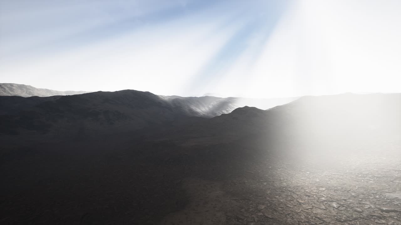 산의 배경에 대한  ⁇ 빛