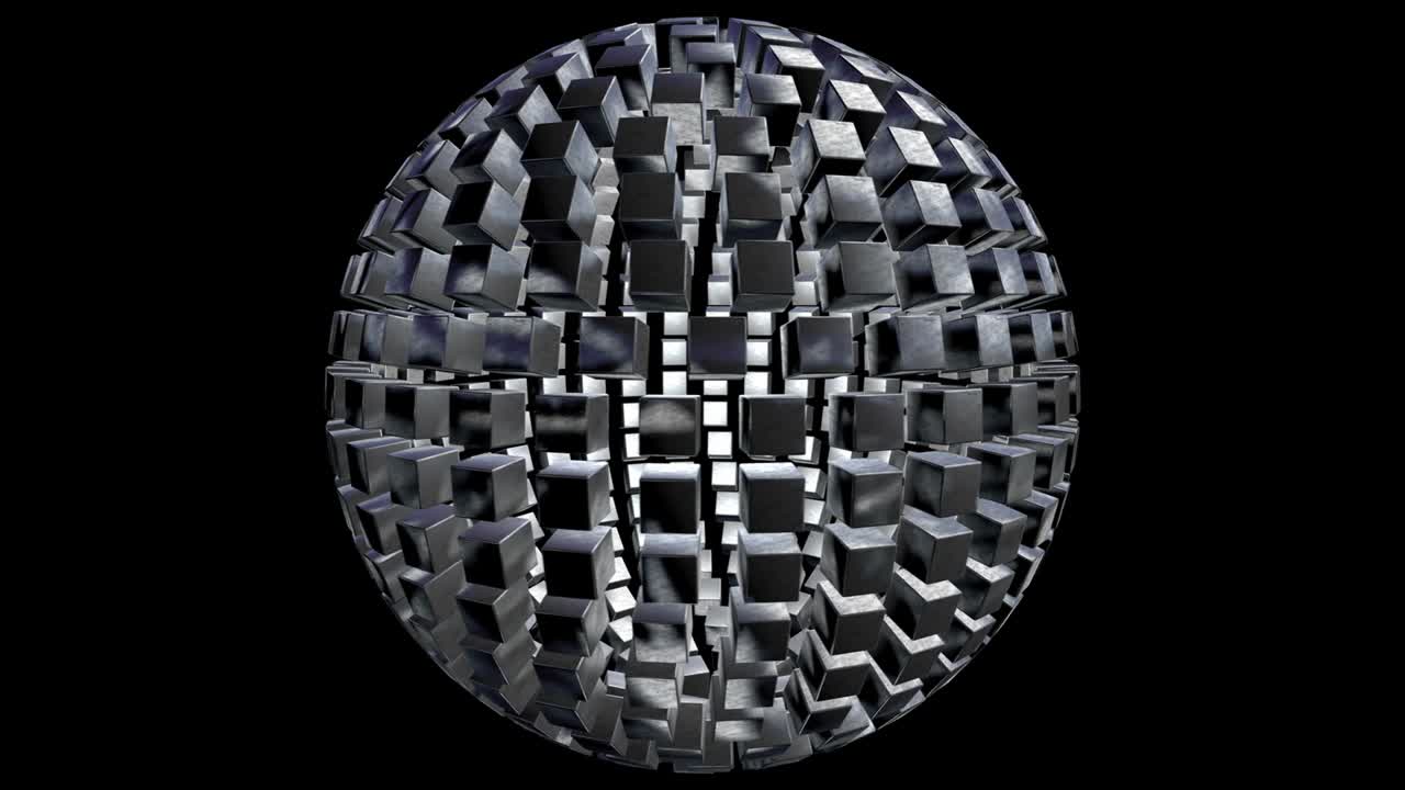 추상적인 큐브 배경 04