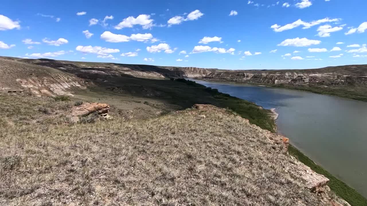 South Saskatchewan River Valley near Sandy Point Park, north of Medicine Hat, Alberta, Canada.