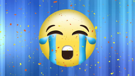 el emoji de la cara llorando