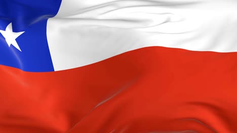 agitando una bandera en bucle como fondo chile