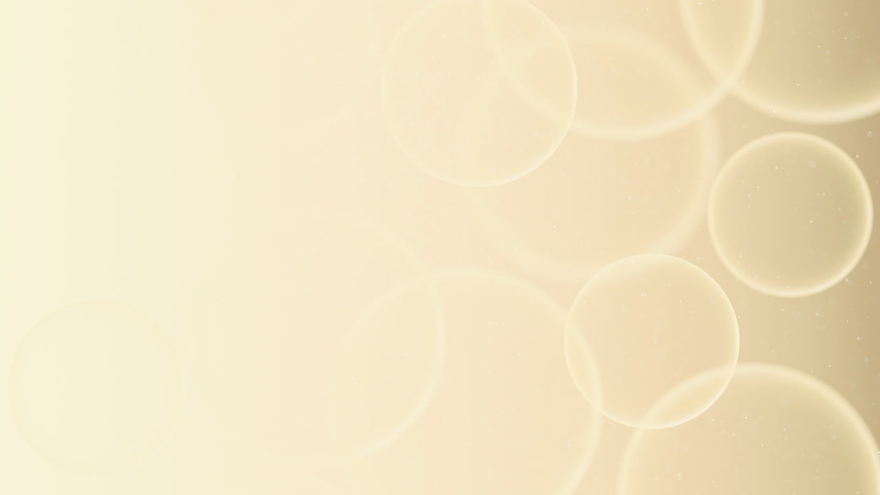 透明な金色の泡の背景 3d レンダリング