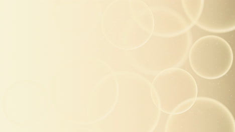 golden transparent bubble background, 3d rendering.