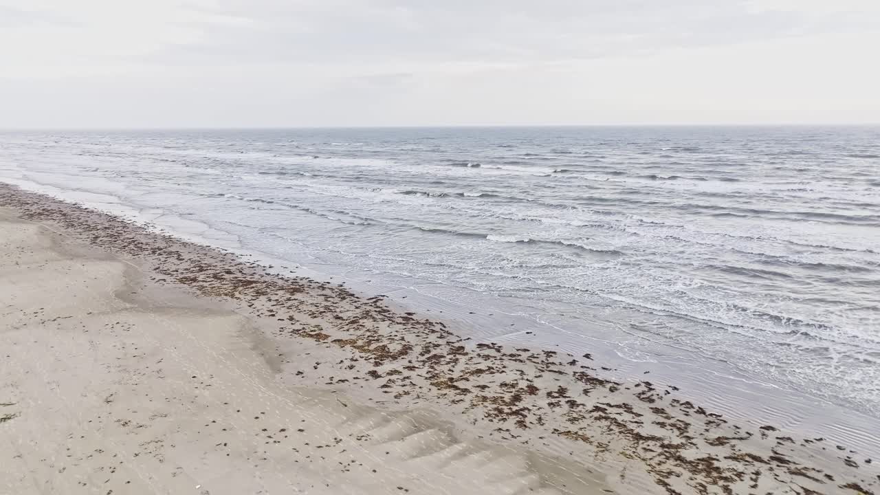 Strand-overflyvning i Galveston, Texas