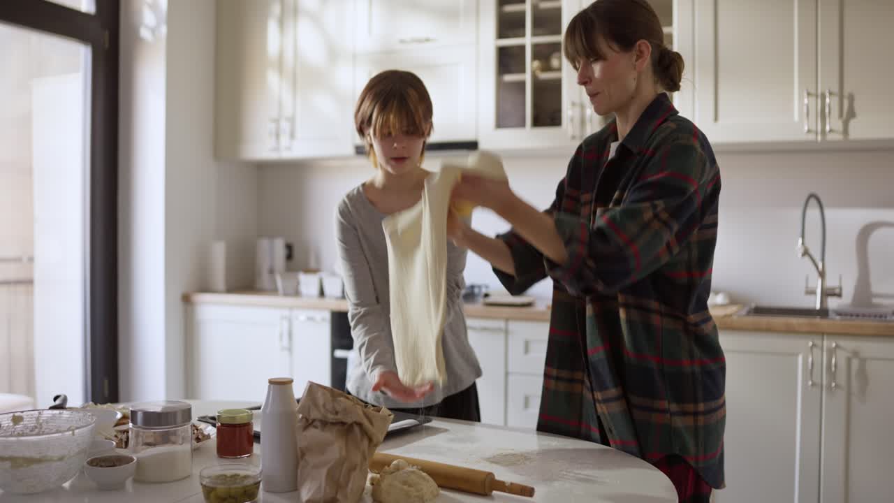 People cooking together in a kitchen