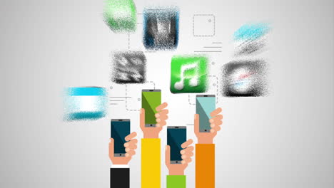 tecnología de big data con teléfonos inteligentes