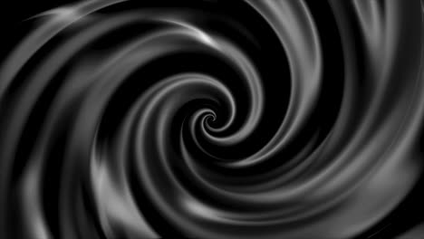 endless spinning revolving spiral of black and white colors, seamless loop. animation. abstract rotating helix moving and hypnotizing, monochrome