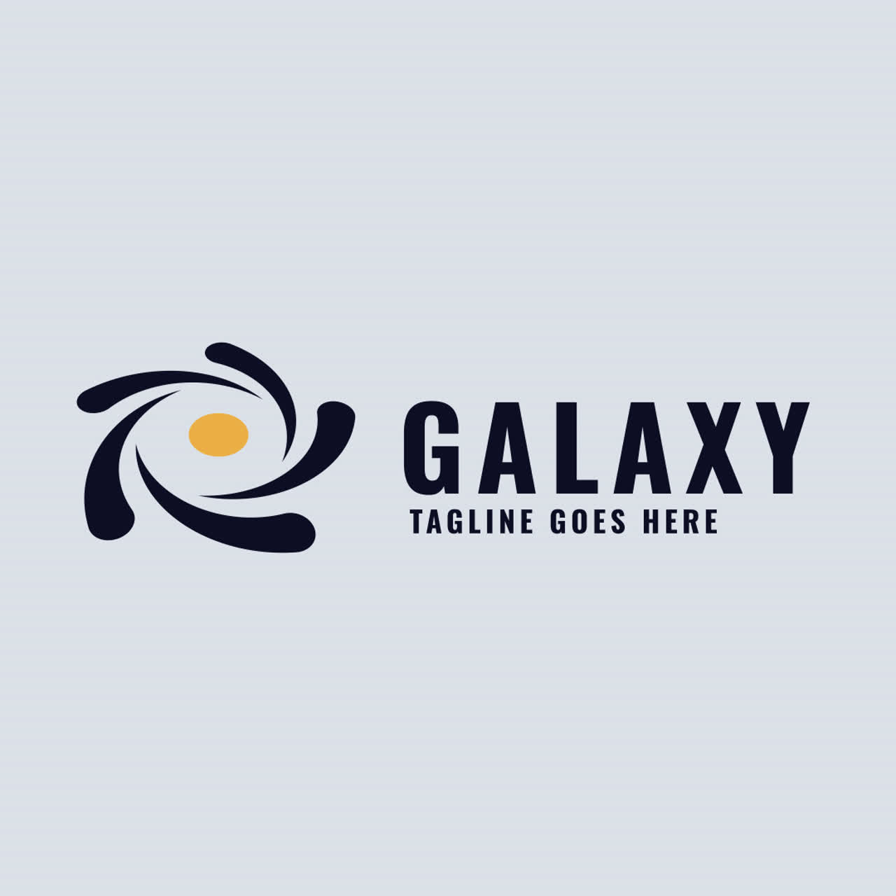 Abstract Galaxy Logo Design