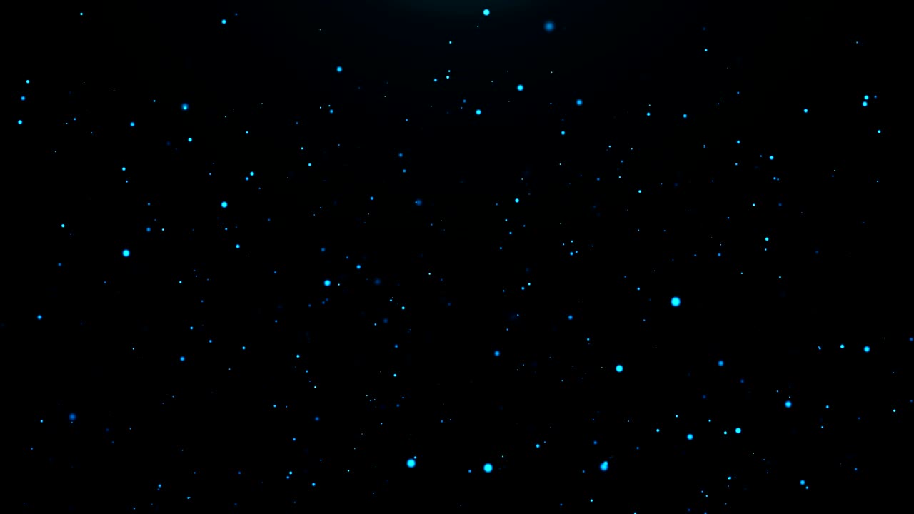 Abstract Particles with Stars. Glitter Background. Loop