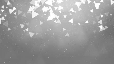abstract geometric background with falling triangles