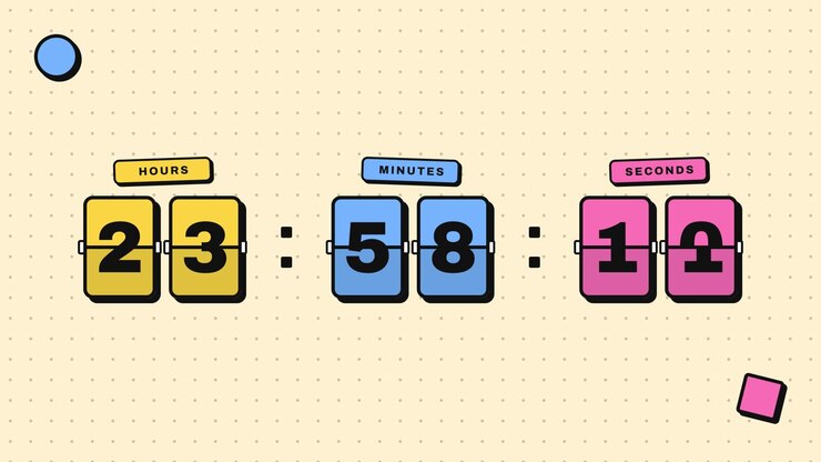 Animated Countdown Timer with Flip Clock Style