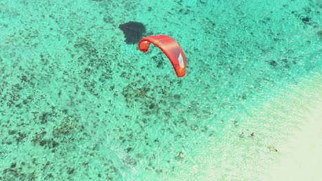 Kitesurfing-Le-Morne,-Mauritius