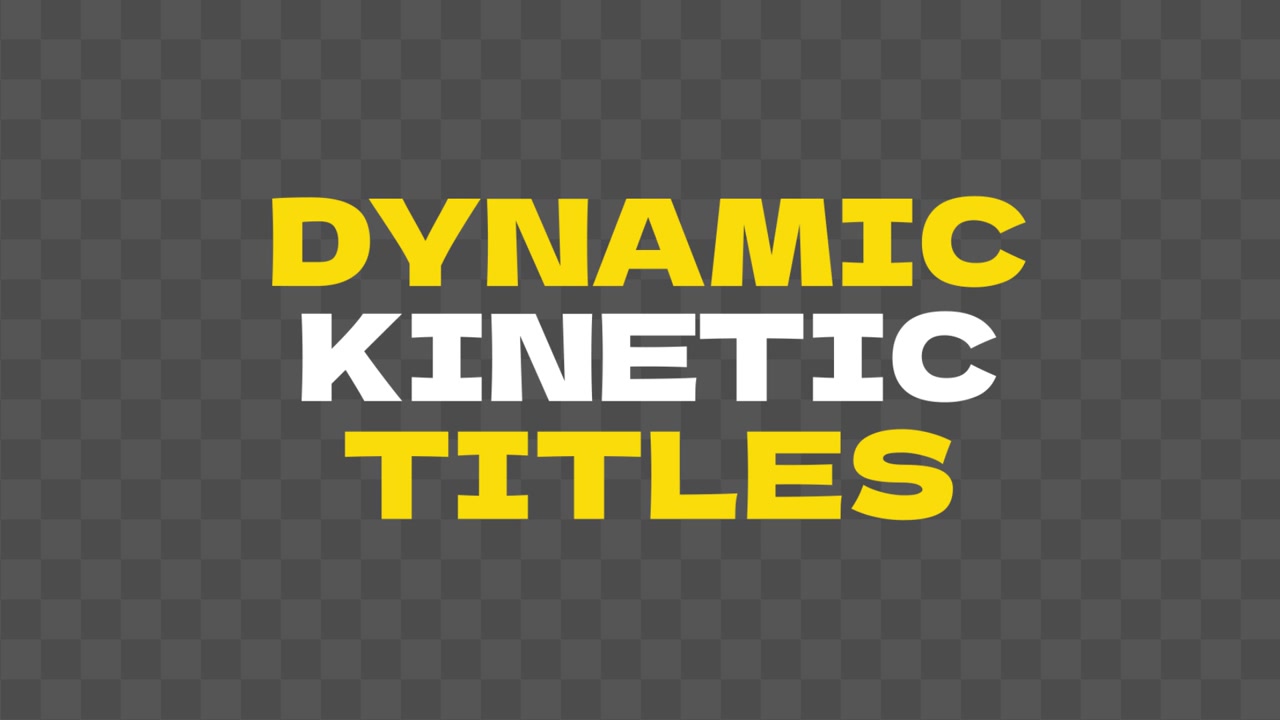 Kinetic Text Animation 01
Adobe Premiere Pro 2023
Resolution 3840×2160