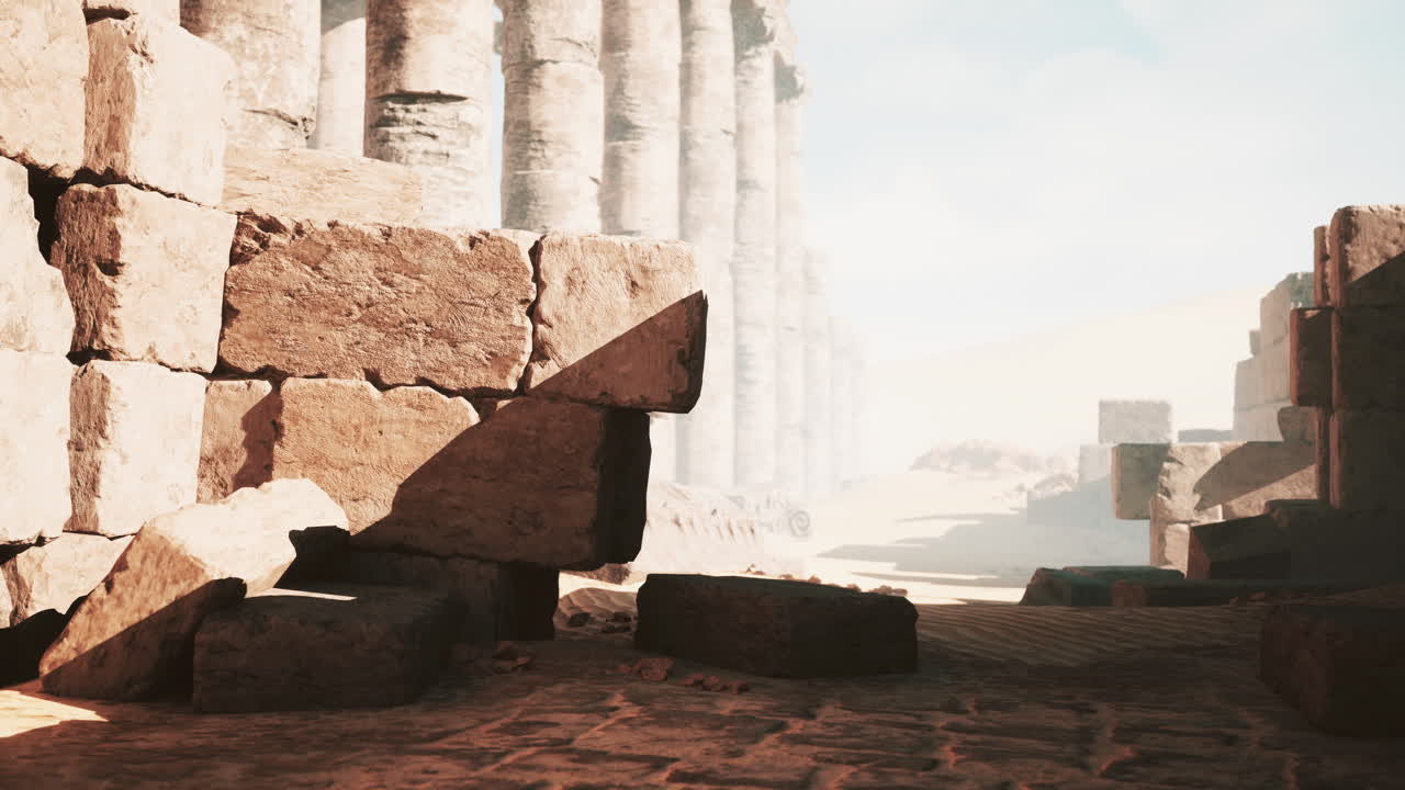 antiguas ruinas del desierto