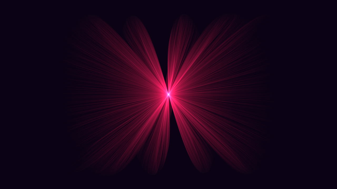 el rayo rojo radiante un símbolo de energía y poder