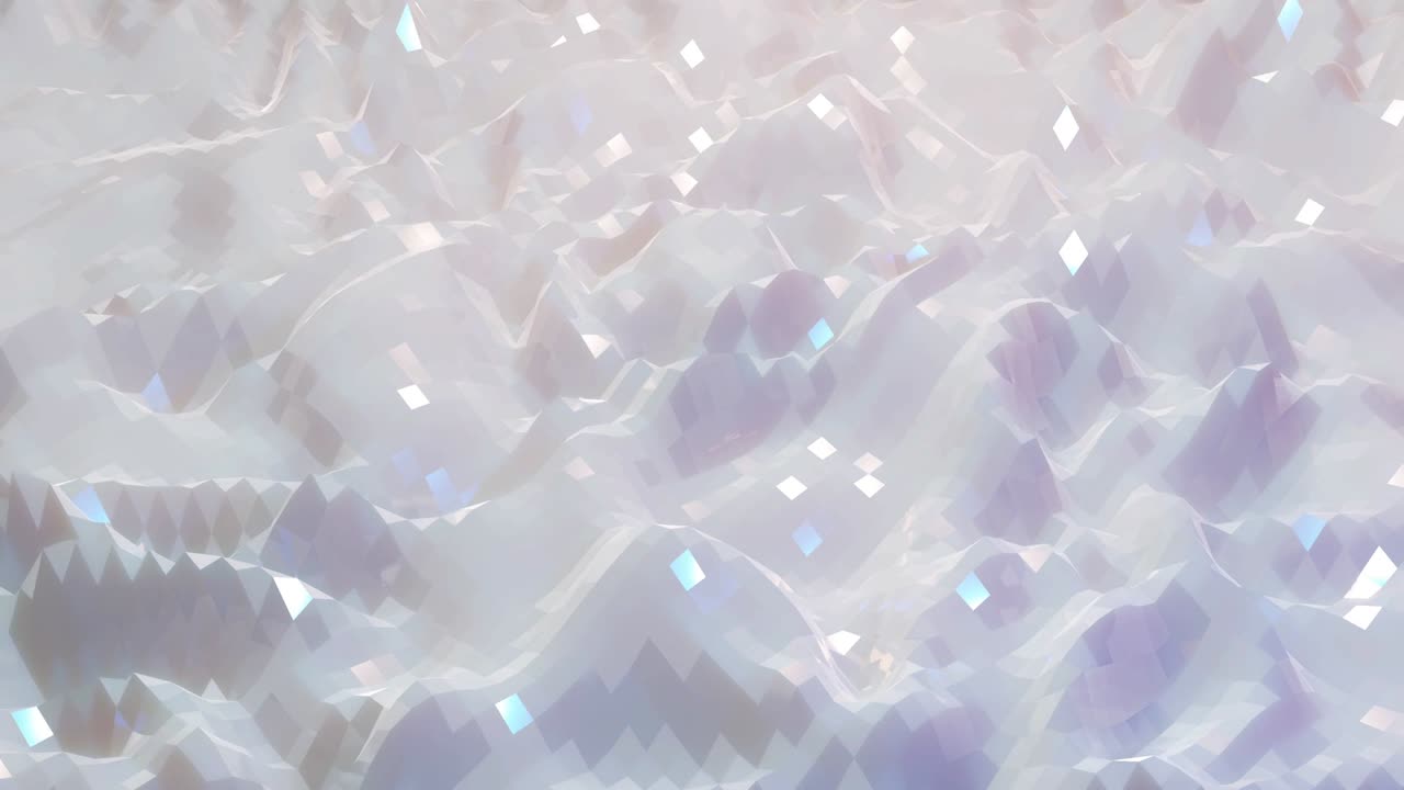 стильный белый творческий абстрактный низкий поли фон в 4k. абстрактные волны движутся по глянцевой поверхности в петле. гладкая мягкая бесшовная анимация. простая минималистическая геометрическая bg.
