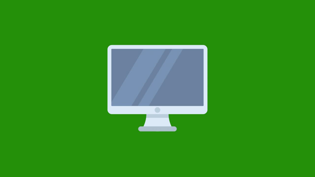 Computer Monitor icon animation.