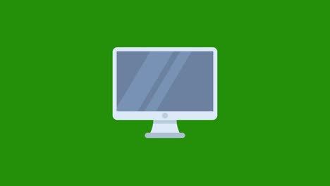 computer monitor icon animation.