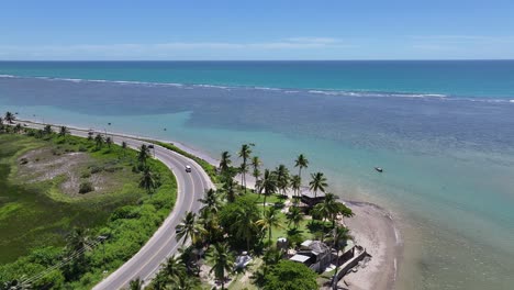 Carretera-De-La-Costa-En-Porto-Seguro-Bahía-Brasil