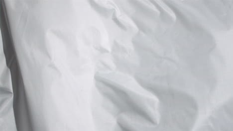 white sheet in a super slow motion moving